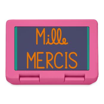 MERCI. MAÎTRESSE. MAÎTRE. MERCI MAÎTRESSE - Boîte à goûter - rose - Devant
