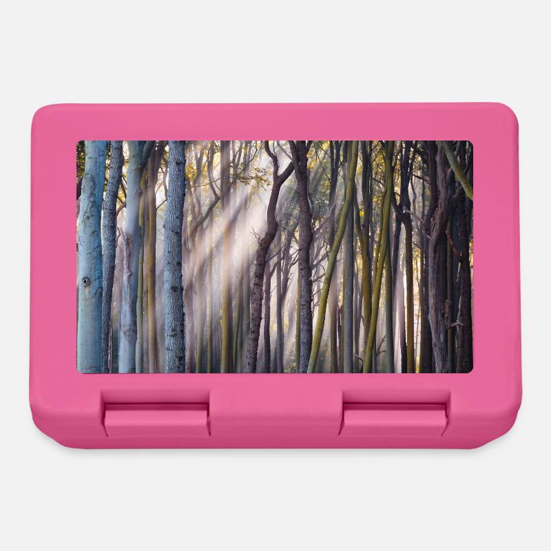 Rayons de lumière dans la forêt - Boîte à goûter - rose