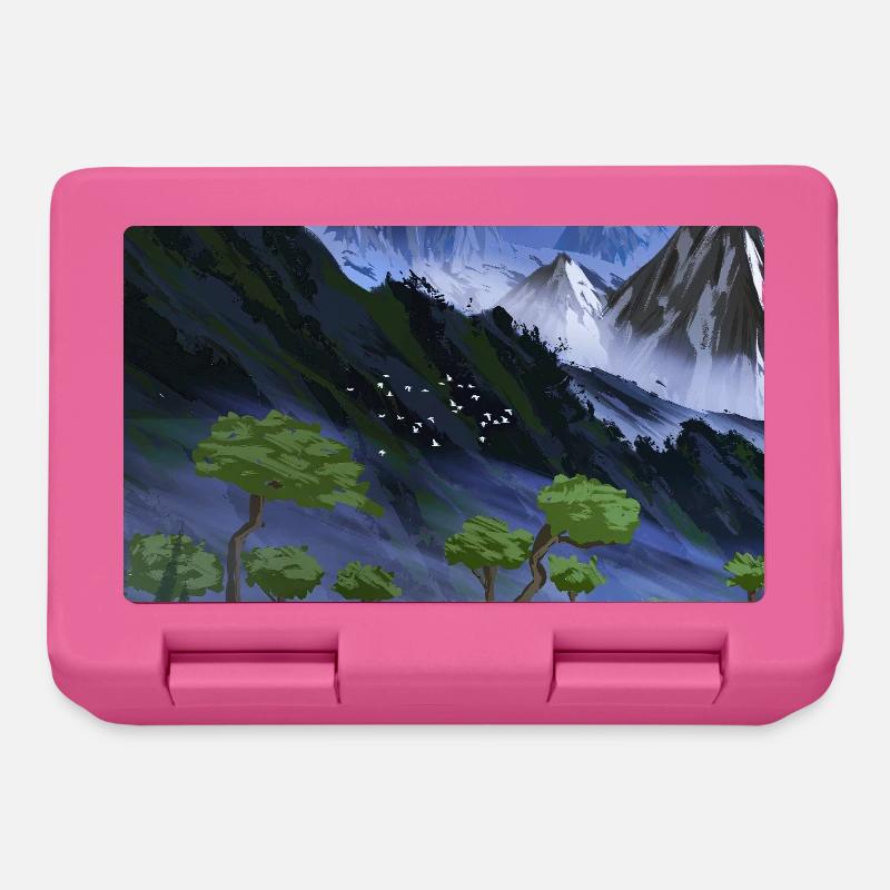 Alpine Valley & Blue Mountains - Lunchbox - pink