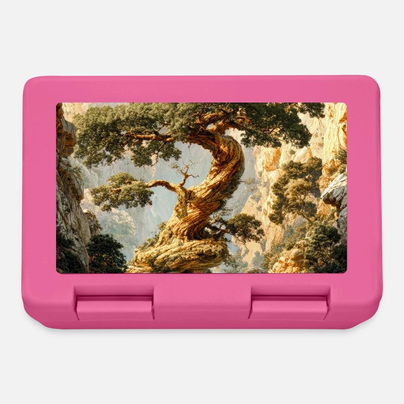 Ancient Tree in Canyon Falls - Lunchbox - pink