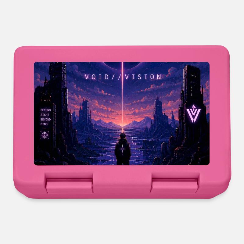VOID//VISION – Rêves de Pixels dans le Vide - Boîte à goûter - rose