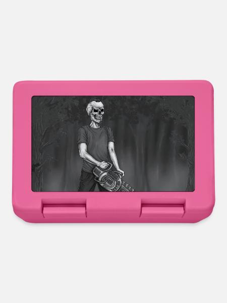 Waldarbeiter, Forstwirt, Förster, Vollmond - Brotdose - Pink