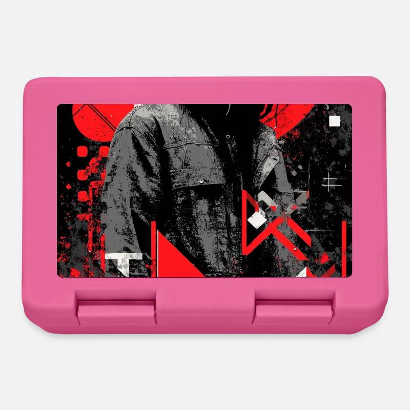Sweat à capuche à gaz Grunge Duotone - Boîte à goûter - rose