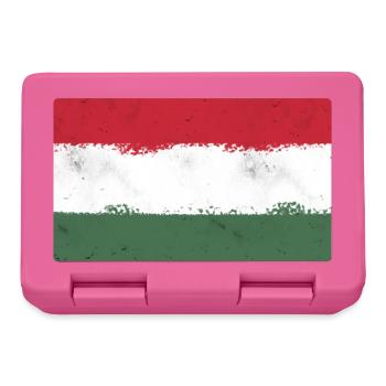 Flag of Hungary - Lunchbox - pink - Front