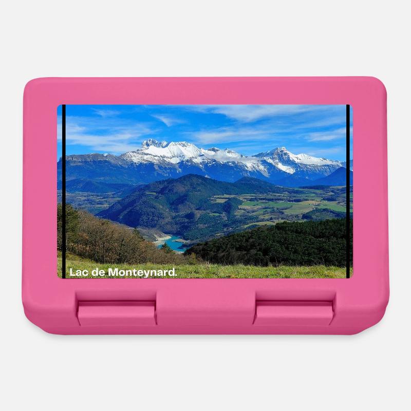 Der Monteynard-See 120323 - Brotdose - Pink