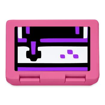 Joueur nostalgique d’arcade automate - Boîte à goûter - rose - Devant