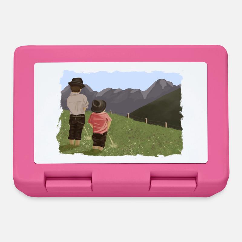 Biesler mit Aussicht - Brotdose - Pink