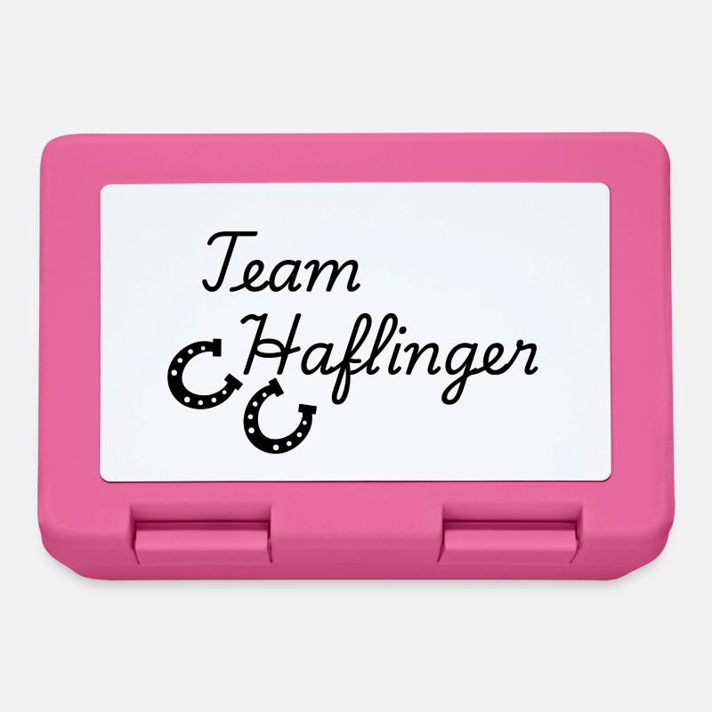 Team Haflinger - Brotdose - Pink