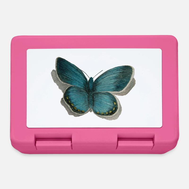 Schmetterling Bläuling - Brotdose - Pink