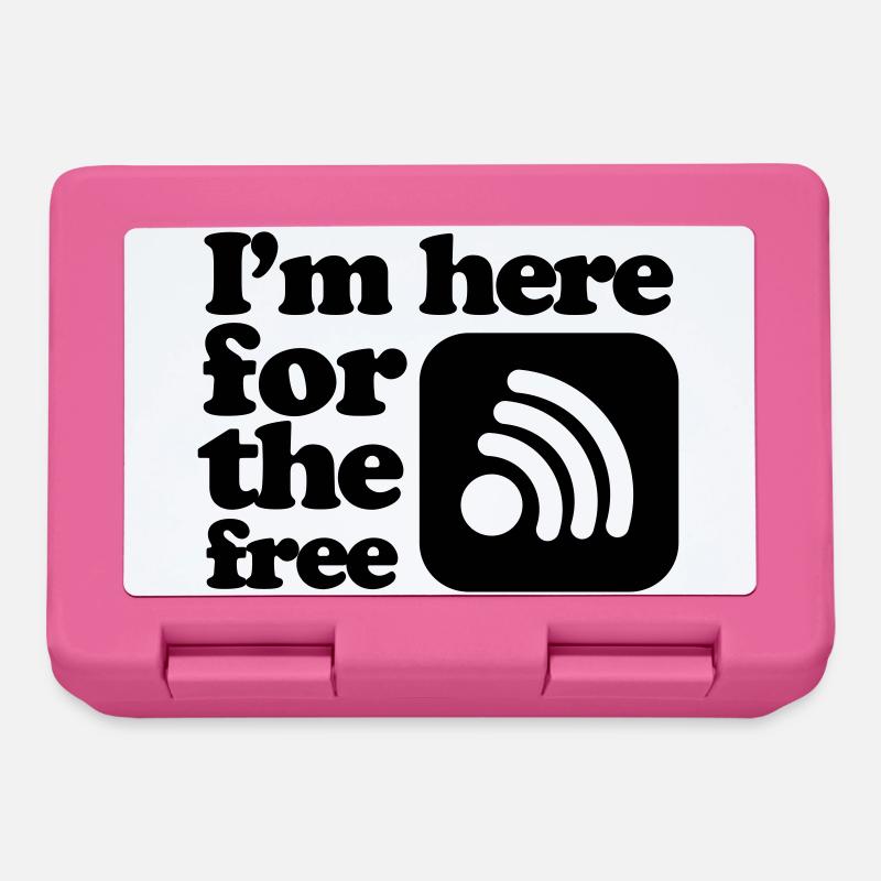 internet - Brotdose - Pink