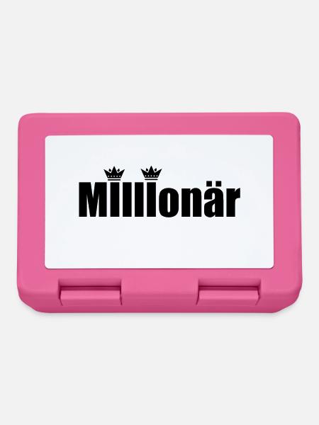 Millionär - Brotdose - Pink