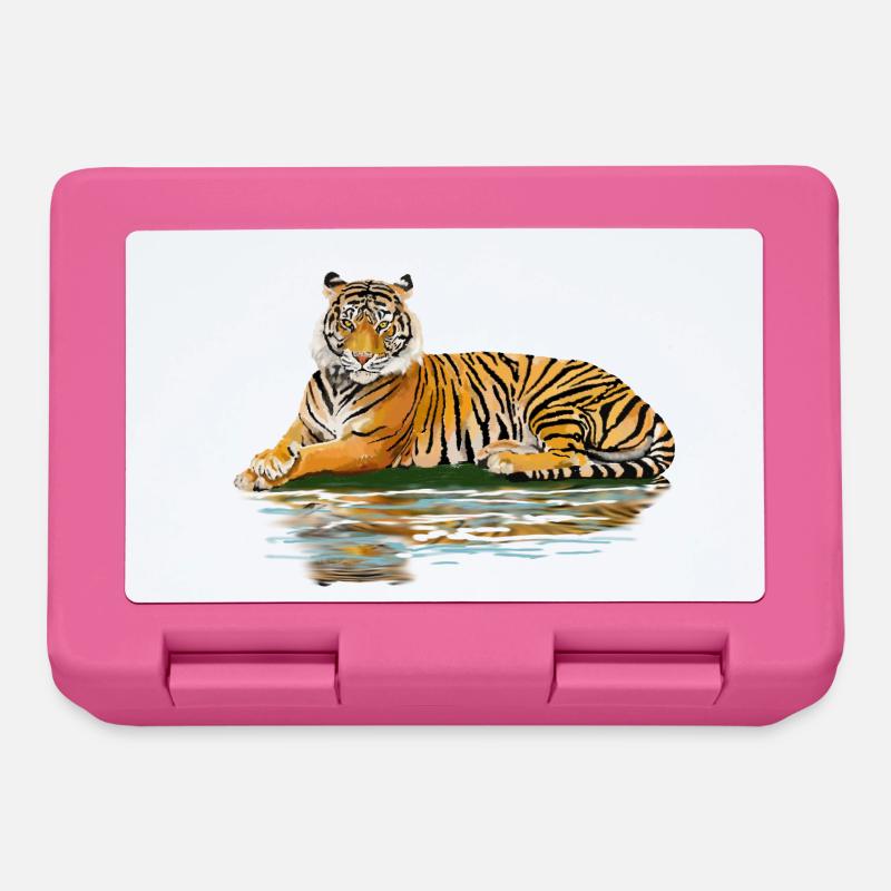 Tiger - Brotdose - Pink