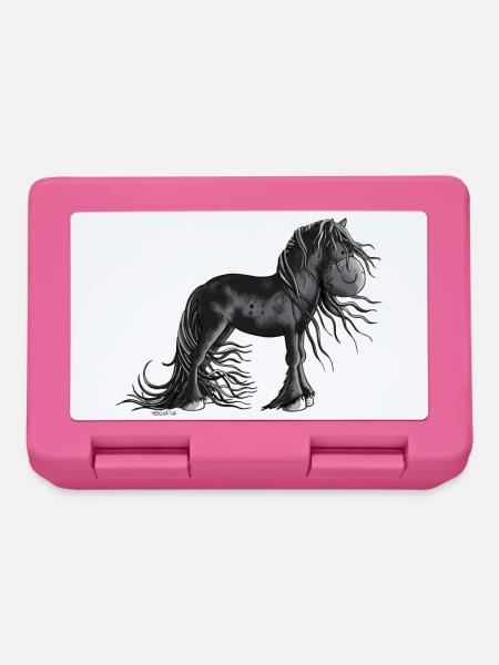 Sweet Friesian Horse - Boîte à goûter - rose