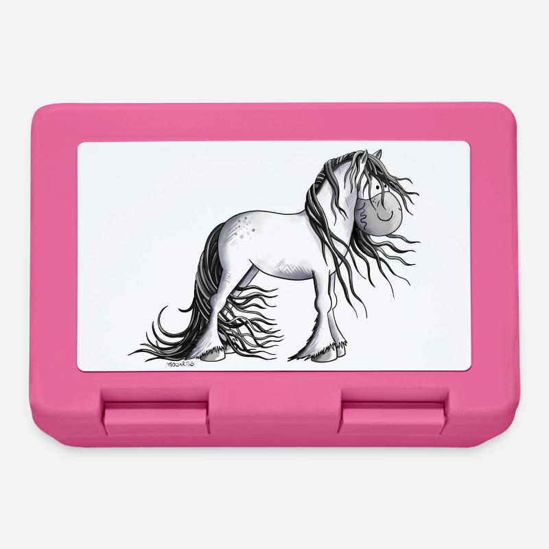 Niedlicher Andalusier - Brotdose - Pink