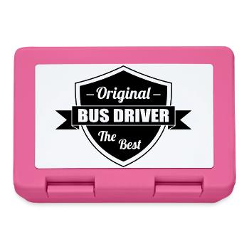 Bus / Conducteur / Travail / Métier / Job - Boîte à goûter - rose - Devant