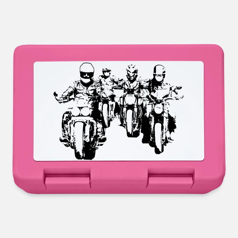 Bikergroup black - Brotdose - Pink