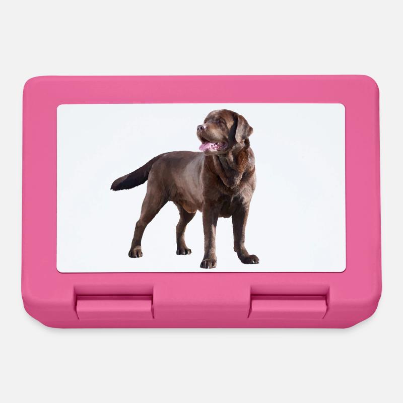 Labrador - Brotdose - Pink