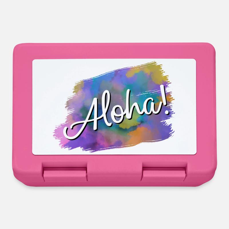 Aloha! - Boîte à goûter - rose