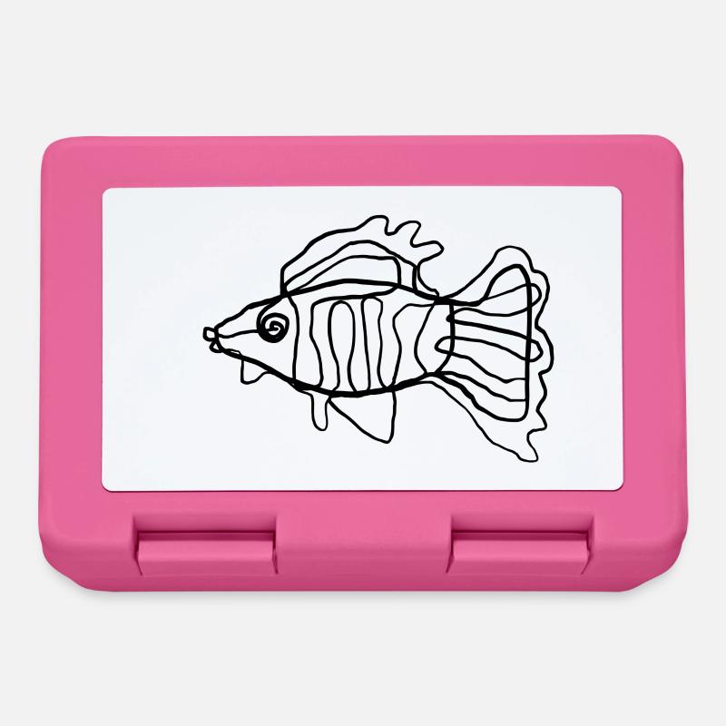Poisson - Boîte à goûter - rose