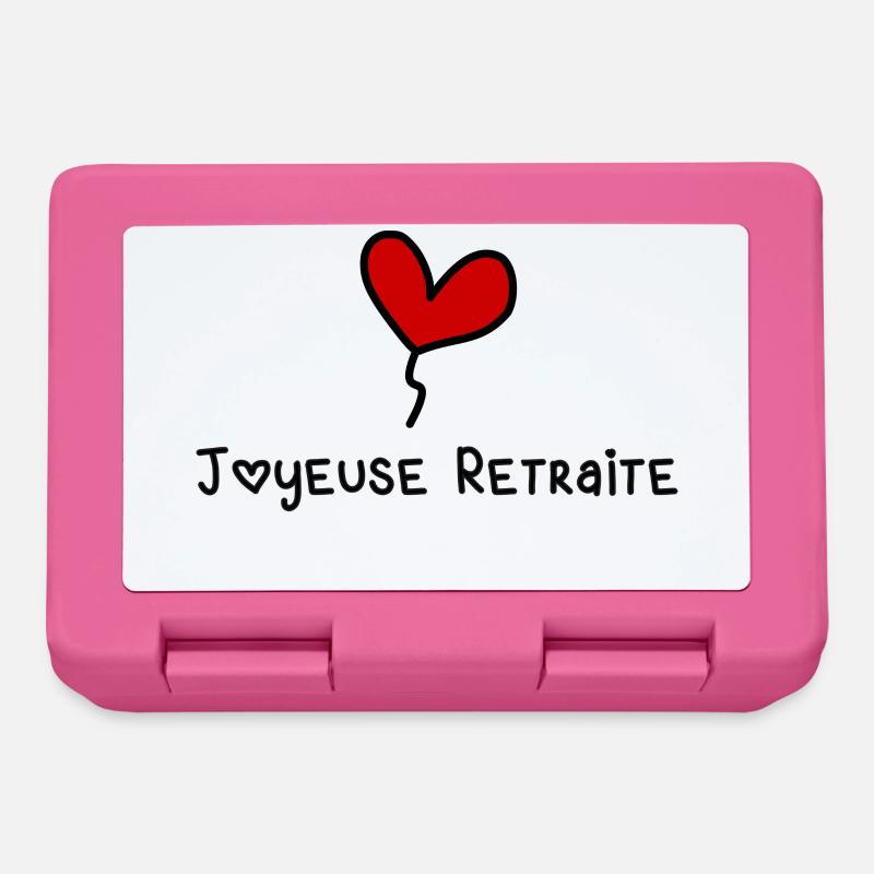 RETRAITE - Boîte à goûter - rose