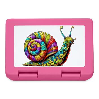 Schnecke - Brotdose - Pink - Vorne