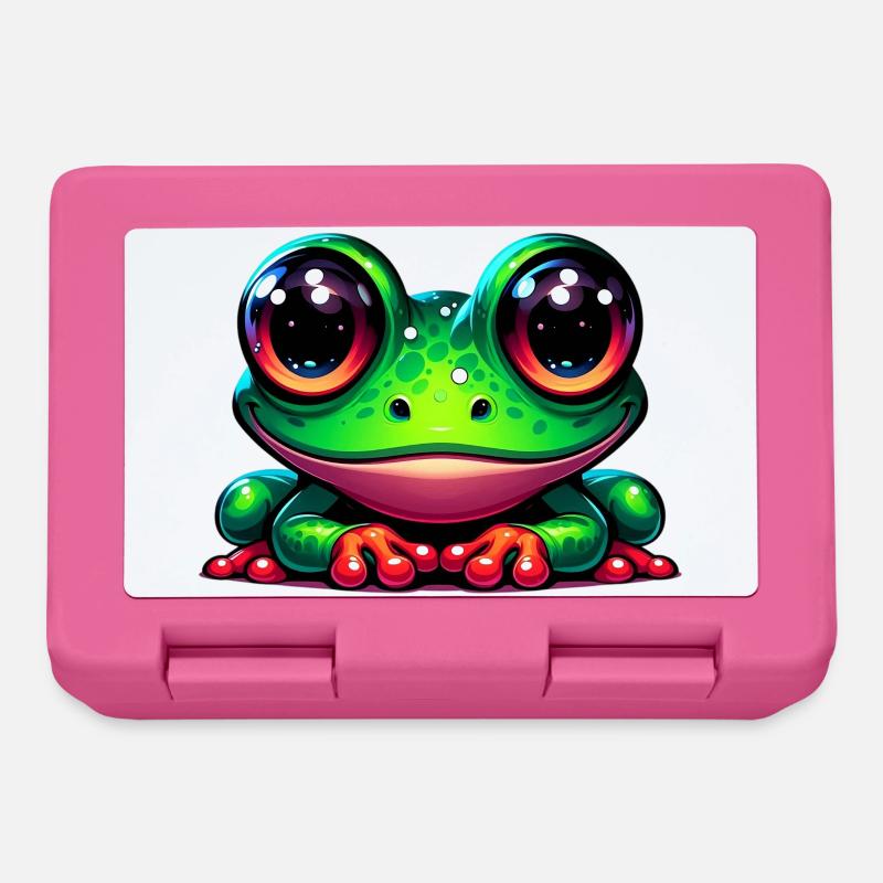 Frog - Lunchbox - pink