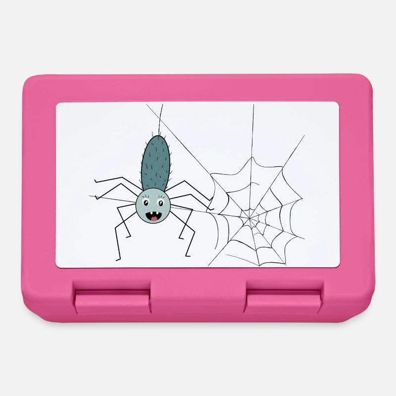 Spinnfried die Spinne - Brotdose - Pink