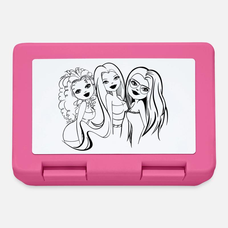 Bossy and Girly - Lunchbox - pink