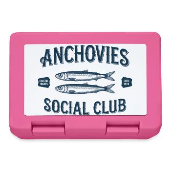 Anchovies Social Club - Brotdose - Pink - Vorne