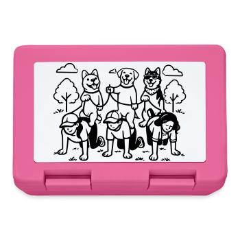 Dog Dog Edition dog rules - Lunchbox - pink - Front