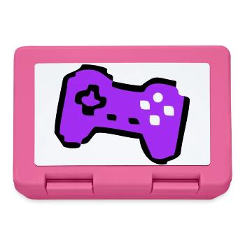 Weird Retro Controller Gamer - Lunchbox - pink - Front