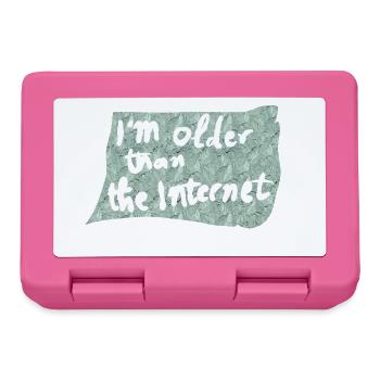 Plus vieux qu’Internet - Boîte à goûter - rose - Devant