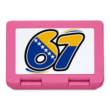 67 Bosnien Edition - Brotdose - Pink - Vorne