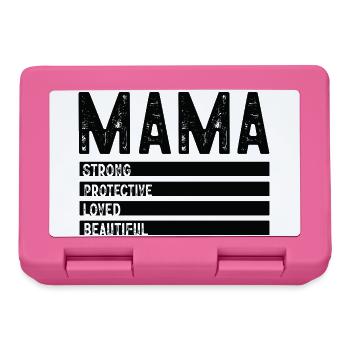 Strong Mama Values - Lunchbox - pink - Front
