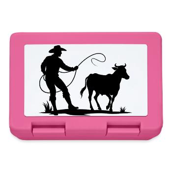 Cowboy-Fangkuh - Brotdose - Pink - Vorne
