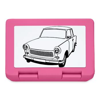  , Ostalgie , DDR Kult , Oldtimer (25) - Brotdose - Pink - Vorne