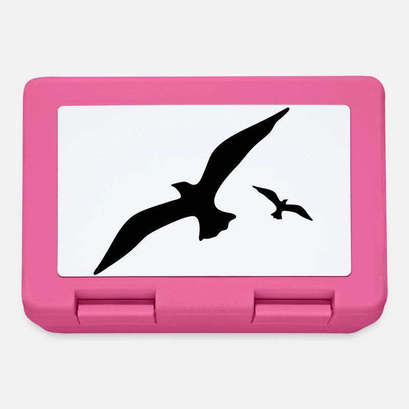 mouette - Boîte à goûter - rose