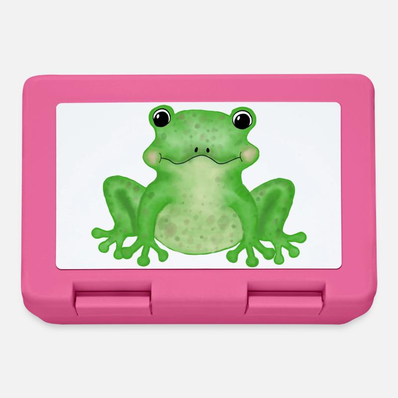 Frosch - Brotdose - Pink