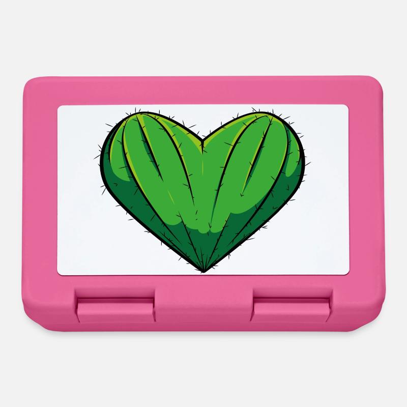 Heart Cactus - Lunchbox - pink