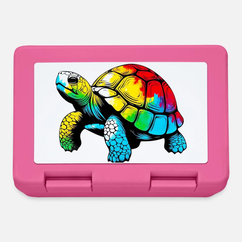 Schildkröte - Brotdose - Pink