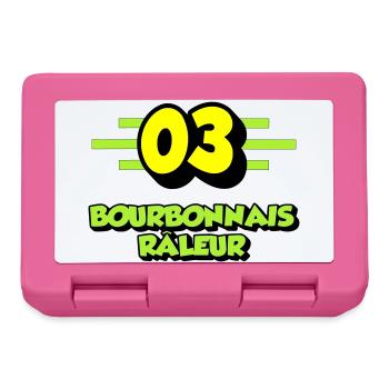 Bourbonnais râleur - Boîte à goûter - rose - Devant
