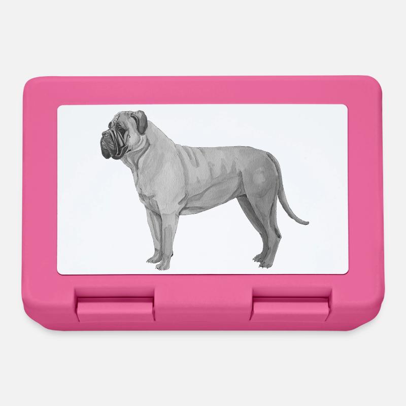 Bullmastiff - Lunchbox - pink