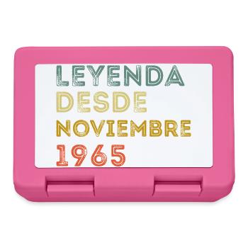 Novembre 1965 Vintage Rétro Anniversaire - Boîte à goûter - rose - Devant