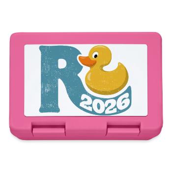 Gummy Duck Pension 2026 - Retirement - Pension - Lunchbox - pink - Front