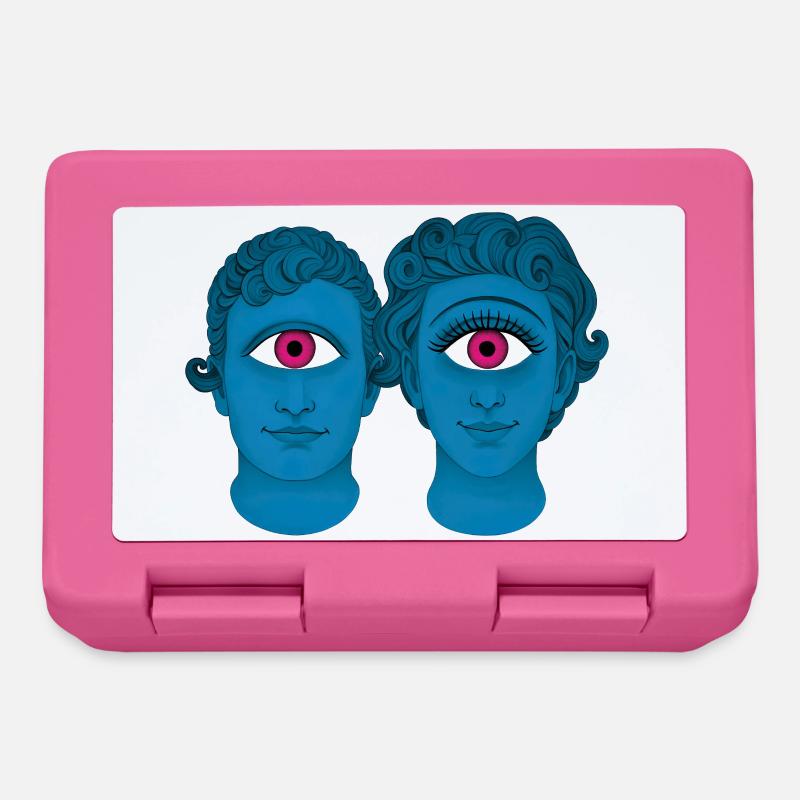 CYCLOPS IN LOVE – nette Leute - Brotdose - Pink
