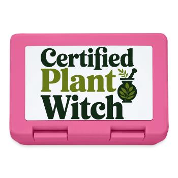 Herbalist Certified Plant Witch Professional Gear - Lunchbox - pink - Front
