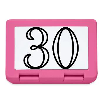 30. 30 YEARS. 30th ANNIVERSARY. 30 YEARS ANNIVERSARY. - Lunchbox - pink - Front
