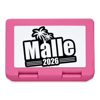 Malle 2026 Palmen - Brotdose - Pink - Vorne
