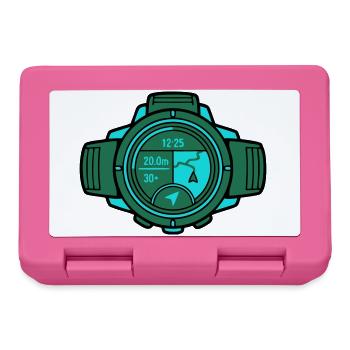 Moderne GPS Sportuhr Läufer - Brotdose - Pink - Vorne