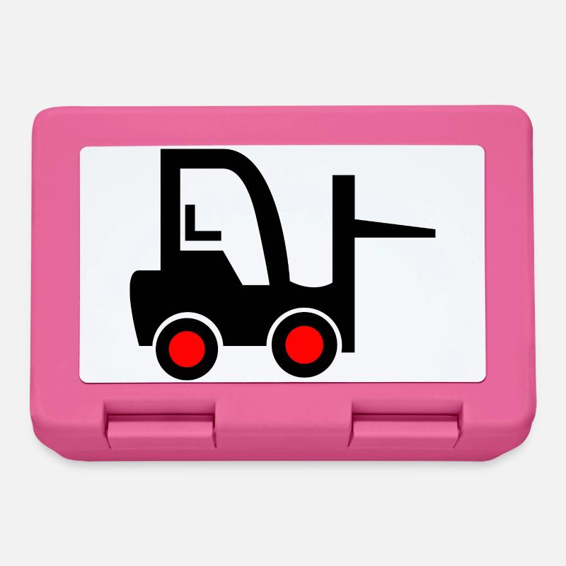 Gabelstapler - Brotdose - Pink